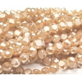 thumbnail image 2 of 5x6mm Goldenrod Glass Faceted Coin Beads Genuine Gemstone Natural Jewelry Making, 2 of 4