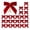 A, variant on Ruanlalo 24 Pcs Velvet Christmas Bows with Twist Tie 3.5 Inch Pre-Tied Vintage Velvet Ribbon Bows for Wreath Tree Gift Wrapping DIY Craft Party Favors Home Decoration