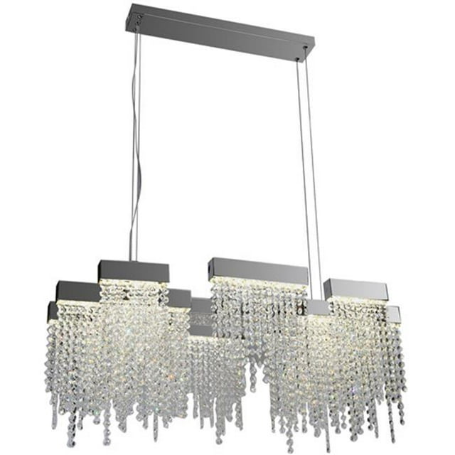 PLC Lighting 91136PC Camelot 1-Hanging Pendant Light, Polished Chrome
