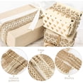 thumbnail image 2 of GFDYREE 7 Pack Jute Ribbons, Rustic Ribbons Lace Craft Ribbon Net Burlap Fabric for DIY Sewing Craft Gifts Wrapping Party Holiday and Rustic Wedding Decoration (Total Length: 14 Meters), 2 of 7