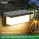 thumbnail image 3 of Aplique de exterior, aplique LED de acero inoxidable con sensor de movimiento, haz ascendente y descendente, plateado, 3 of 5