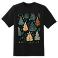 thumbnail image 2 of Plus Size Shirt for Women Black Tops for Women Short Sleeves Shirt for Women Trees 3 T Shirt Crewneck Shirt for Women 5XL, 2 of 5
