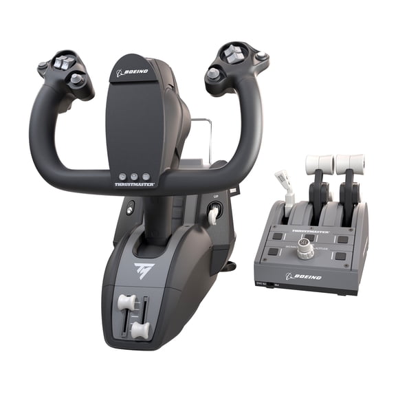 Thrustmaster TCA Yoke Pack Boeing Edition – Yoke & Throttle Quadrant Flight Simulator Bundle | Xbox Series X|S, PC