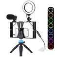 thumbnail image 1 of Viflosae Savings Puluz 5 In 1 Vlogging Live Broadcast LED Selfie Light Smartphone Video Rig Kits Deals, 1 of 5