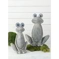 thumbnail image 3 of Sullivans Decorative Frog Figurine 20.5" Gray, 3 of 5