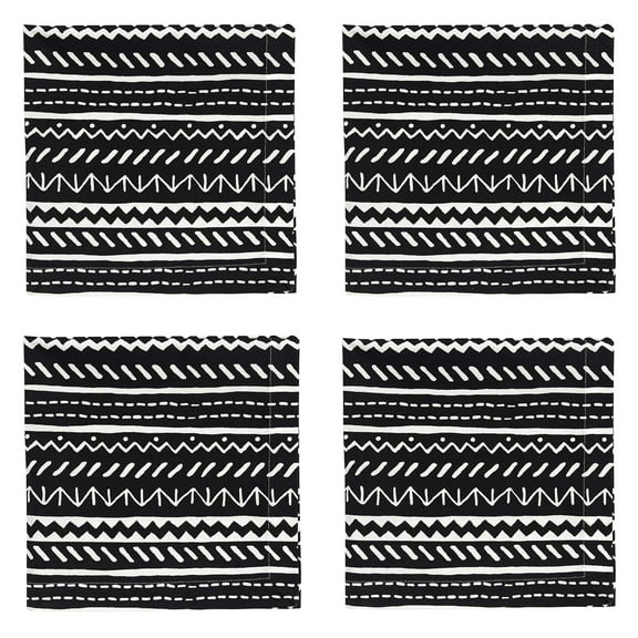 Split P Black Amaya Napkin Set of 4