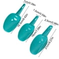 thumbnail image 3 of 3Pcs Rice Flour Multi Purpose Shovel, Plastic Toy Sand Shovel Garden Tool for Beach and Kids, Heavy Duty Kitchen Scoop, 3 of 6