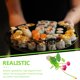 thumbnail image 5 of CRILSTYLEO Loto Artificial Para De Platos De Comida Con Natural Y Duradero, 5 of 6