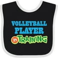thumbnail image 3 of Inktastic Volleyball Player Kids Boys or Girls Baby Bib, 3 of 4