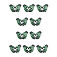 thumbnail image 1 of Minnieouse Novedad Guantes de ciclismo para hombres al aire libre Guantes de ciclismo para motocicleta de secado rápido y resistentes al viento verde XS (niño) 10Conjunto, 1 of 6