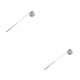 thumbnail image 2 of Kearding Extintor de velas Mango largo Fiesta Hogar Apagallamas Mecha de seguridad de mano pulida Extinguir Plata Plata 2piezas Kearding  CBP381363, 2 of 6