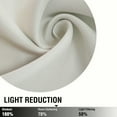 thumbnail image 3 of 2 PC Privacy Blackout Cafe Tiers Curtains Short Curtain Panels Rod Pocket, 3 of 15