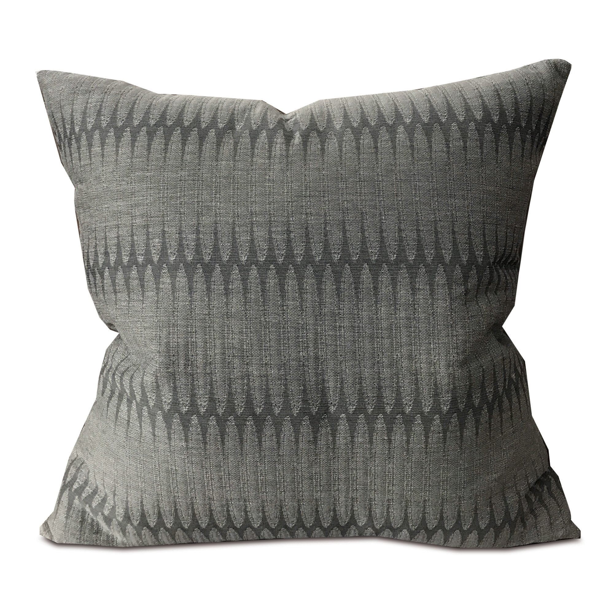 Slate Gray Modern Geometric Woven Throw Pillow Cover 22"x22" Walmart