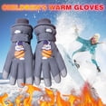 thumbnail image 1 of Teissuly Winter Children's Ski Gloves with Plush and Thick Insulation, Against Slip Gloves for Boys and Girls Teissuly WER202311011838, 1 of 3