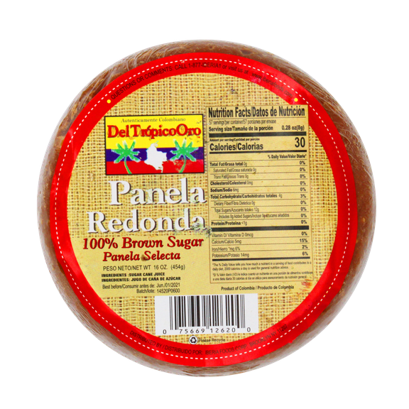 Pack of 24, Iberia Round Panela, 16 oz