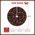 thumbnail image 3 of KLL BBQ Christmas Tree Skirt 48" ,Party Decorations Farmhouse for Christmas Decorations Holiday Party, 3 of 6