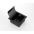 thumbnail image 4 of Portarrollos de baño de acero inoxidable para empotrar en baño negro mate JAMW Sencillez, 4 of 4