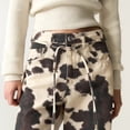 thumbnail image 4 of Women’s Cow Print Wide Leg Pants High Waist Straight Leg Casual Trousers with Pockets, 4 of 8