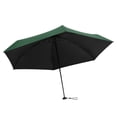 thumbnail image 1 of Cateissary Paraguas para el sol 6 varillas Plegable Mini Paraguas a prueba de viento Bolsillo portátil Suministro de protector solar para viajes, Rosa Paraguas de lluvia verde Cateissary HA007269-02B, 1 of 6