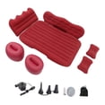 thumbnail image 1 of Colchón Inflable para Coche, Asiento Trasero, Cama para Dormir, Portátil para Adultos, Bomba Eléctrica, Colchón para Acampar, Cama para MPV, SUV, Al a Rojo, 1 of 8