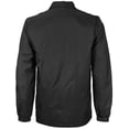 thumbnail image 3 of VKWEAR Men's Lightweight Water Resistant Button Up Nylon Windbreaker Coach Jacket (Black, M), 3 of 4