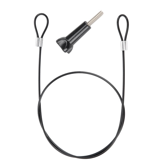 LANYARD DE CORREA DE ACERO INOXIDABLE, TETHER DE SEGURIDAD DE LA CÁMARA OPERACIÓN SIMPLE COMPATIBILIDAD AMPLIA Fabricación de Recubrimiento de Vida de Servicio Long para Cámaina