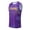 Purple, variant on MOJOGO Sport Tank Tops for Men Printed Quick Dry Athletic Top Summer Vest for Gym Workout Running Cycling 2XL