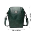 thumbnail image 2 of Isvgxsz Crossbody Bag Leather, Retro All-Match Vertical Cellphone Bag, Crossbody Leather Shoulder Bags and Clutches, 2 of 6