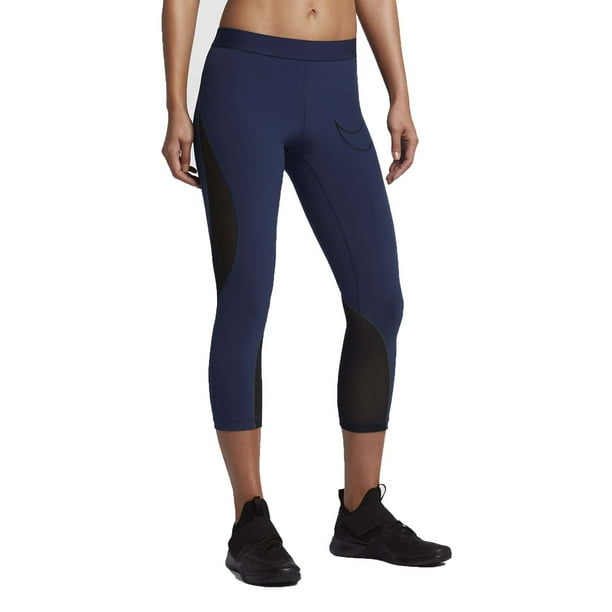 Nike - Nike Women's Pro Hypercool Woven Training Capris-Navy - Walmart.com - Walmart.com