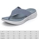 thumbnail image 2 of Sandalias de plataforma suaves para mujer cómodas sandalias de bloque con correa en T para vestir informal, 2 of 9