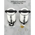 thumbnail image 5 of TROPOW 100 Cups Coffee Urn,12L Double Wall Commerical Coffee Maker for Buffet Catering Wedding Gathering,Large Capacity Hot Coffee Dispenser,Stainless Steel Hot Water Urn, 5 of 6