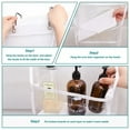 thumbnail image 5 of Over The Door Hanging Pantry Organizer Hanging Storage with Clear Plastic Pockets Large Capacity Organizer for Closet Bedroom, 5 of 9