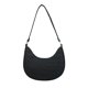 thumbnail image 1 of Bolso de mano de moda para mujer minibolso sólido para axilas bolso de mano de cuero negro, 1 of 7