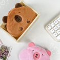 thumbnail image 4 of Cute Capybara Plush Coin Purse Soft Change Pocket Multifunctional Money Bag Small Wallet for Snacks and Chocolates, 4 of 10