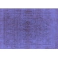 thumbnail image 1 of Ahgly Company Machine Washable Indoor Rectangle Oriental Blue Industrial Area Rugs, 5' x 7', 1 of 4