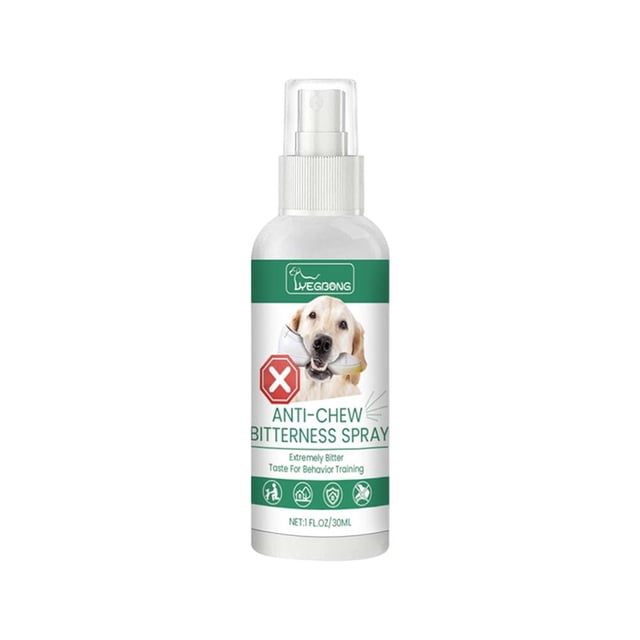 Chew Spray Dog Anti Alcohol Free Pet Anti-Gnawing para evitar que los perros mastiquen Wdftyju Libre de BPA