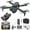 Black-278, variant on AuroraX Drone with Screen Built Into The Controller and Camera 1080p Fpv Brushless Hover Drones with One Key Take Off/Land 3 Speed Modes 3d Flips Foldable Quadcopter Toy Gift for Adults Boys Girls