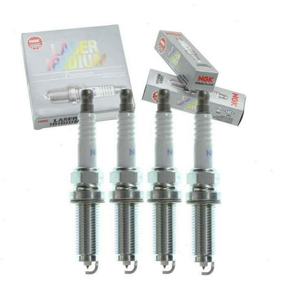 4 pc NGK Laser Iridium Spark Plugs compatible with Honda Accord 2.0L L4 2014-2017