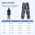 thumbnail image 4 of Lsque Colorful Mushrooms Print Men's Pajama Pants, Lounge Pant - Comfortable Home Wear,Elastic Waistband, Stylish Design-XX-Large, 4 of 9