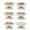 6 Pack, variant on 5QT Round Chafing Dish Buffet Set of 2, White Chafing Dish Buffet Set with Glass Lids, Stainless Steel Commercial Food Warmers for Parties, Weddings, Restaurants & Catering