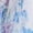 SKY BLUE MULTI, variant on Alfred Dunner Womens Textured Sky Blue Floral Border Top