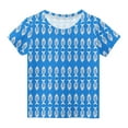 thumbnail image 6 of 2025 New Summer Boys T-Shirts Size 8 Children'S Short Sleeved Printed Pattern T-Shirt Round Neck Half Sleeved Casual Versatile T Shirts for Girls, 6 of 6
