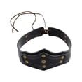 thumbnail image 4 of Tocado de cuero Sunnimix accesorios de Disfraz medieval negro, 4 of 8