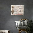 thumbnail image 3 of Christian Wall Art Jesus Footprints Beach Pictures Wall Decor Scriptures I Can Only Image Canvas Prints Framed Modern Bible Verse Painting Artwork for Bathroom Bedroom Living Room Office 16"x12", 3 of 6