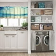 thumbnail image 5 of LALILO Kitchen Curtain Valance Sunset Beach Beach Rod Pocket Window Curtain 52"x 18" Set of 2, 5 of 7