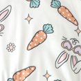 thumbnail image 6 of YunPes Girl and Boys Summer Cartoon Print Short Sleeve Jumpsuit Baby Easter Romper with Bunny Hat Leotard Size 2t, 6 of 8