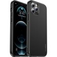 thumbnail image 1 of HTOOQ [Protection Militaire & Magnétique] Conçu pour iPhone 12 Cas Pro Max, Compatible avec MagSafe Anti-Choc Anti-Rayures Mince pour Hommes / Femmes Couverture de Téléphone 6.7 Pouces 2020-Noirnoir, 1 of 8
