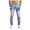 Light Blue, variant on NOLDARES Mens Jeans Wide Leg Denim Pants Casual Slim Fit Trousers Streetwear(Light Blue,30)