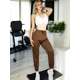 thumbnail image 2 of Pants Mujer Jogger de Dama Cargo Pantalón Casual Jogger Dama Material Aterciopelado Patalones de Chandal Felpa Leggins Terciopelo, 2 of 5