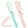 thumbnail image 1 of Juego de 2 cepillos para el cabello plegables, cepillos para el cabello de viaje, peine compacto plegable portátil, mini peine antiestático para hombres y mujeres (rosa, azul) Sailing Electrónica, 1 of 5